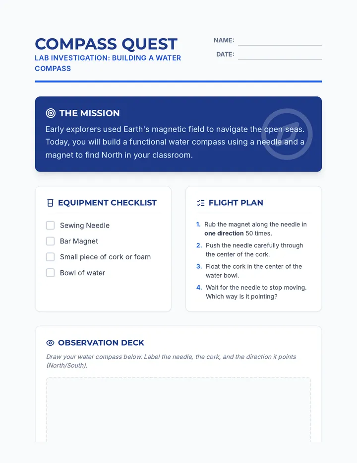 Compass Quest Lab Sheet