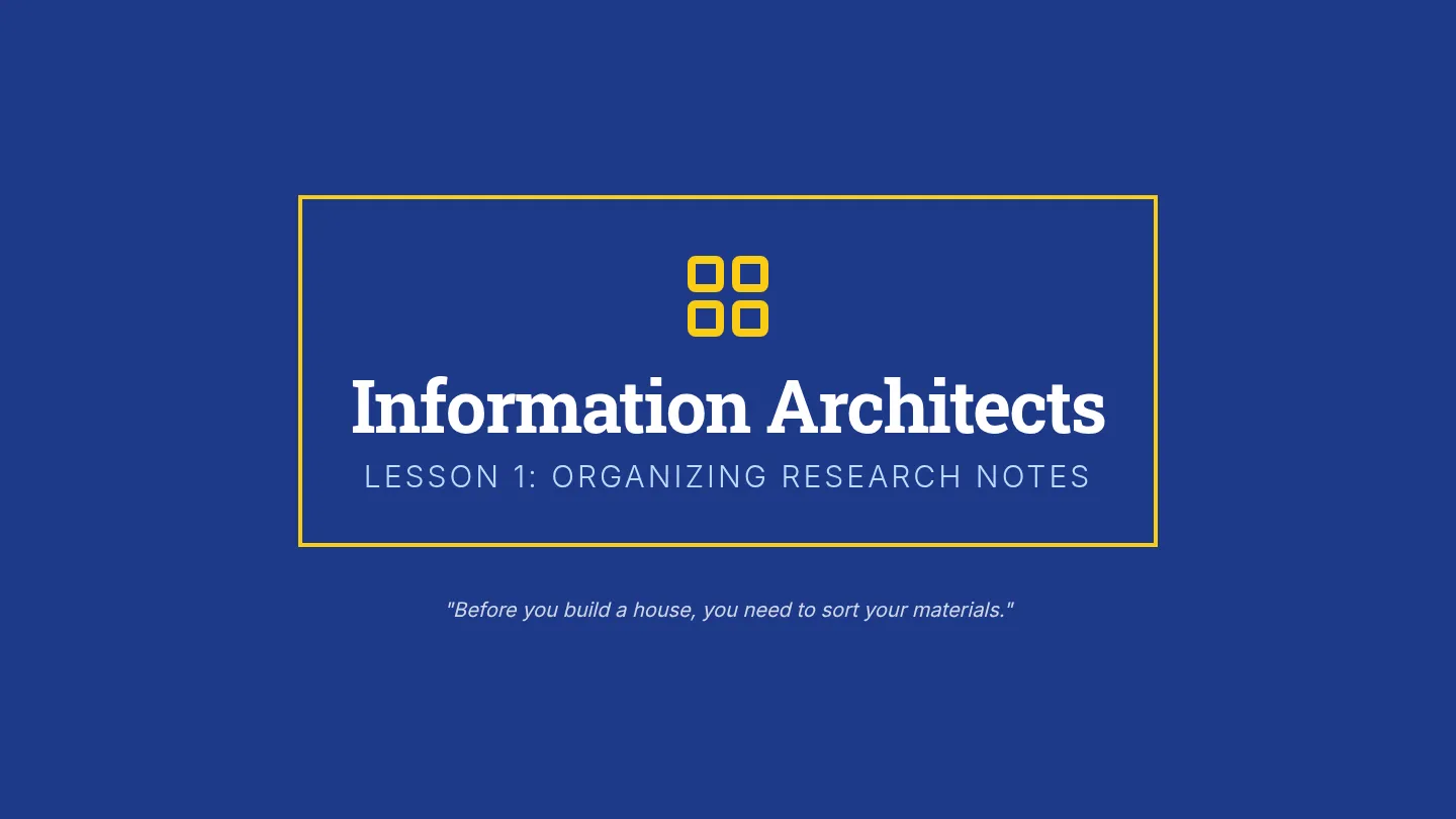 Note Blueprint Slides