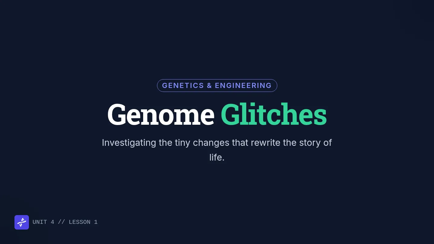 Genome Glitches Slides