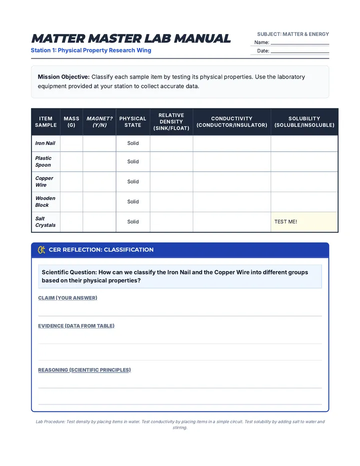 Physical Properties Lab Manual