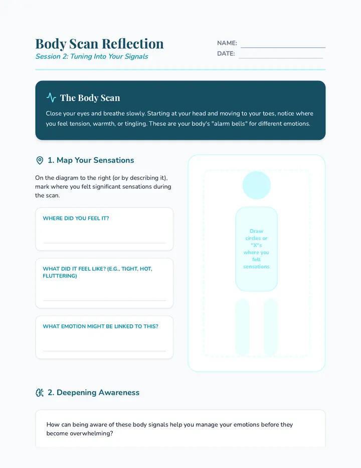 Body Scan Activity Reflection