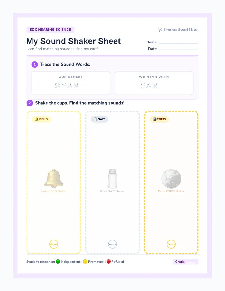 Sound Explorers Worksheet