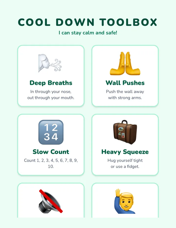 Cool Down Toolbox Poster