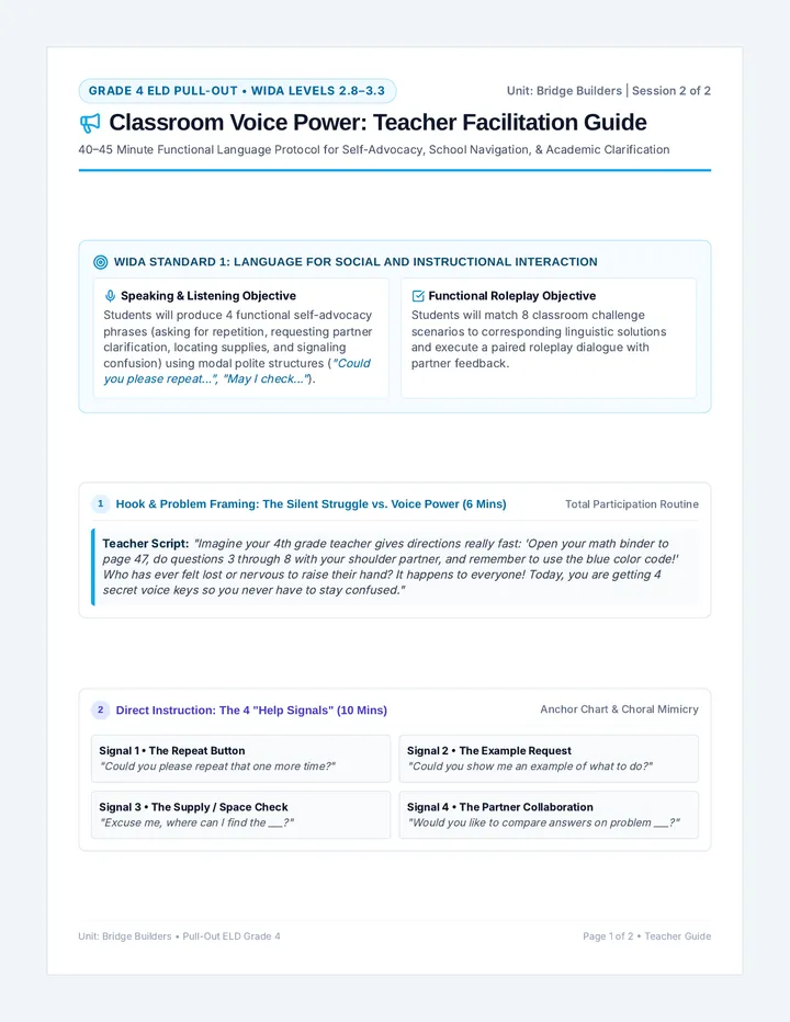 Voice Power Teacher Guide