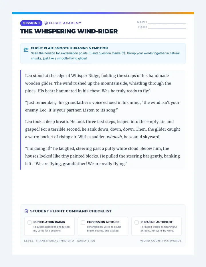 Flight Passages Handout
