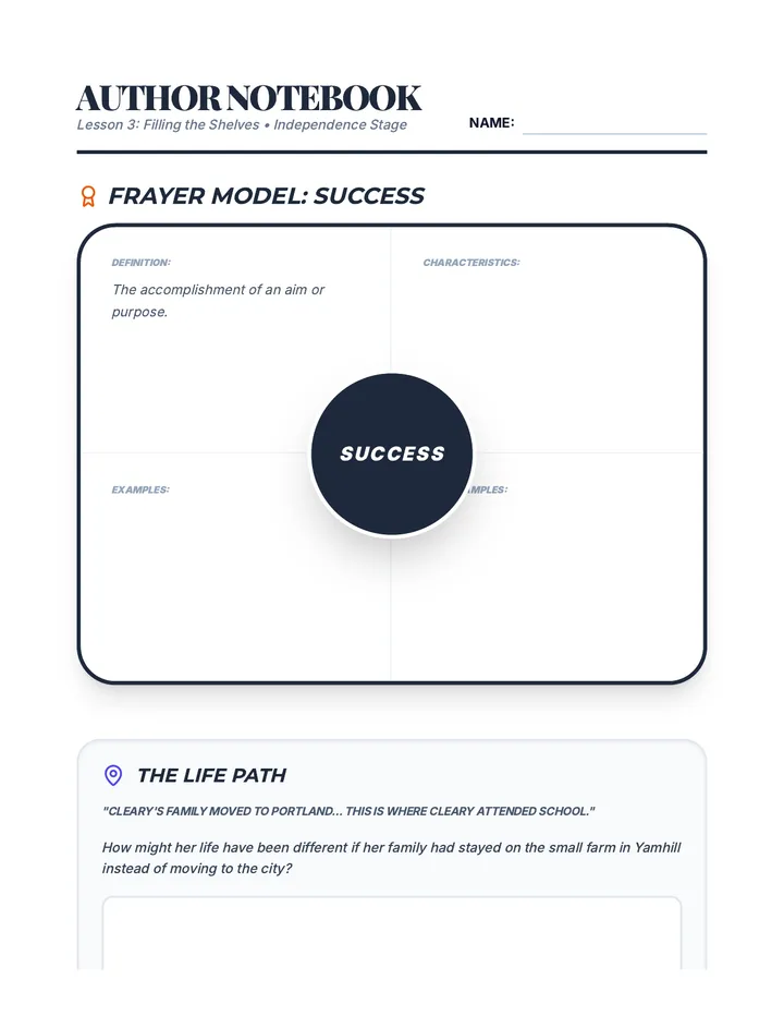 Author Notebook 3
