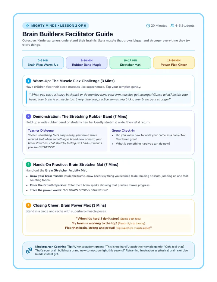 Brain Builders Facilitator Guide