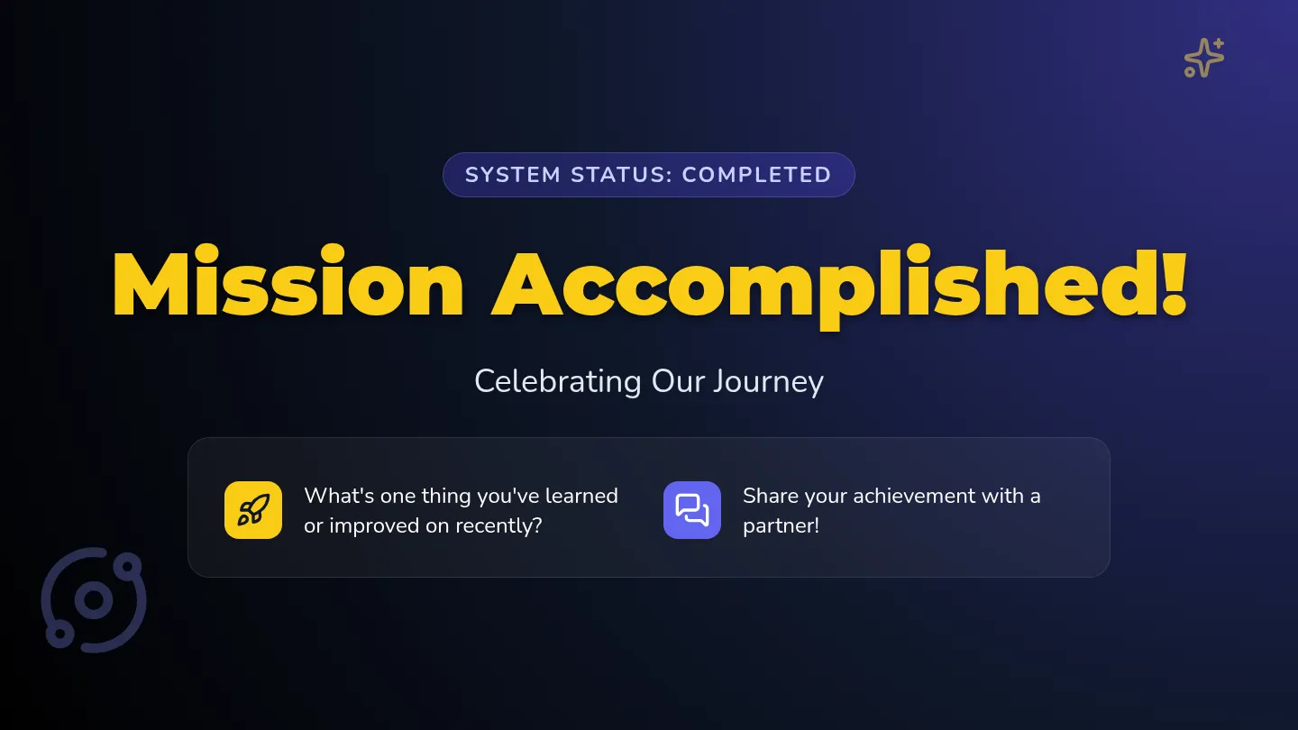 Mission Accomplished Slides