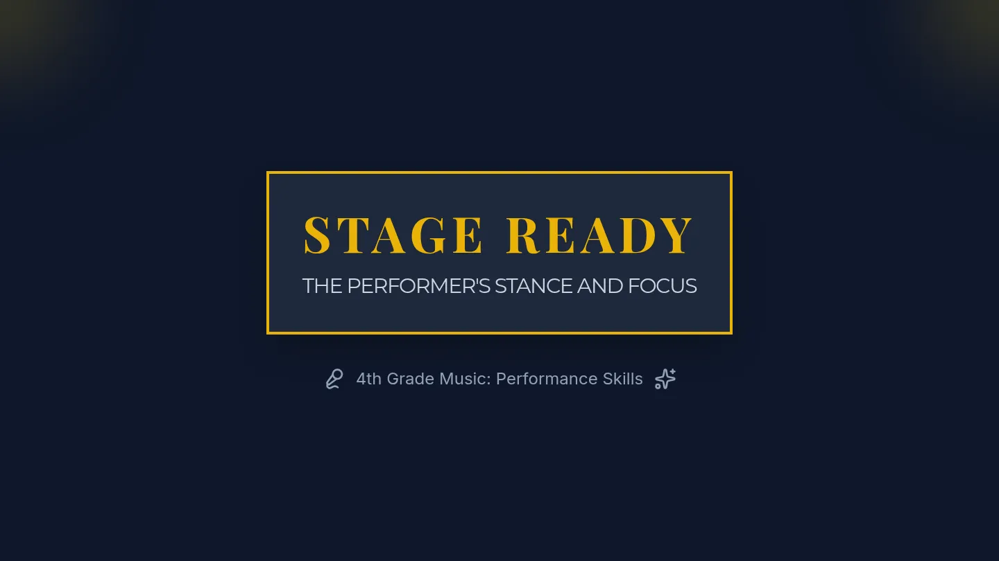 Stage Ready Slides