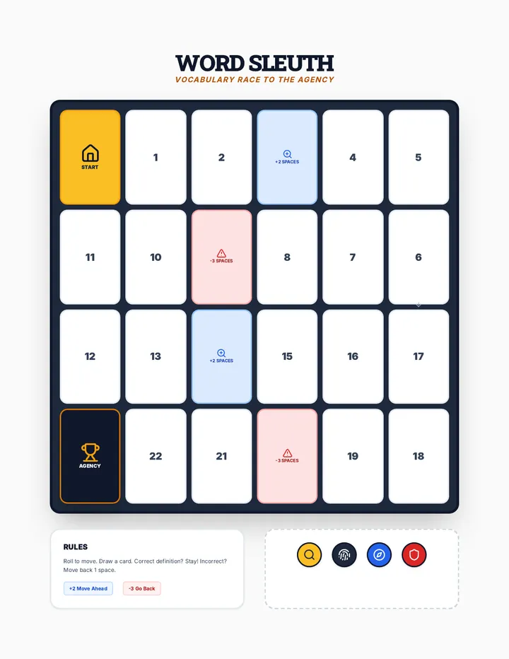 Word Sleuth Board Game