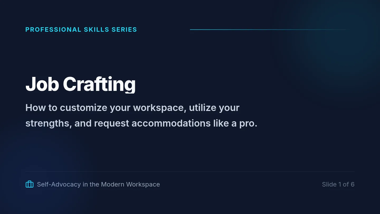 Job Crafting Slides