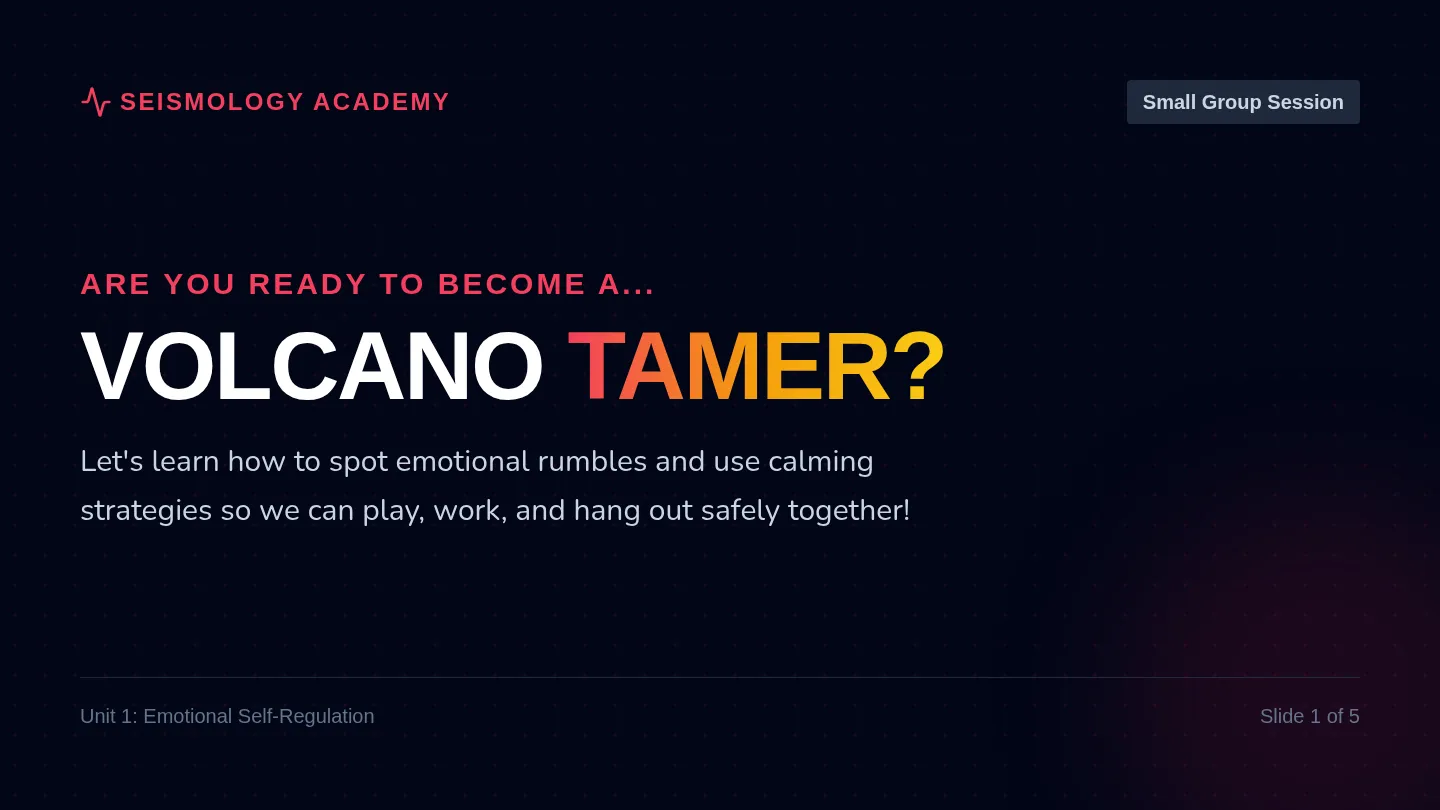 Volcano Tamers Slides