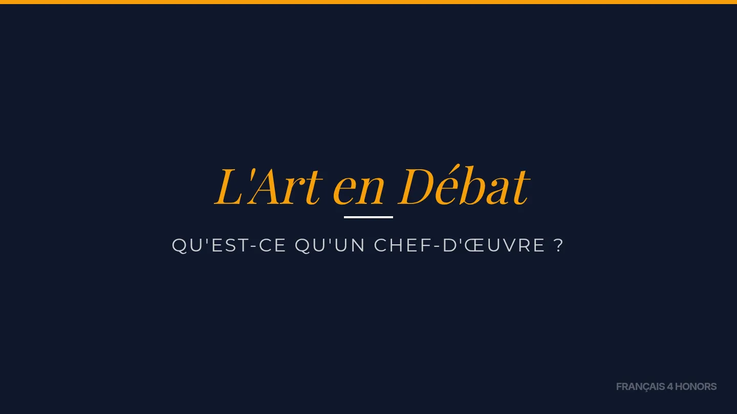 Art en Débat Slides