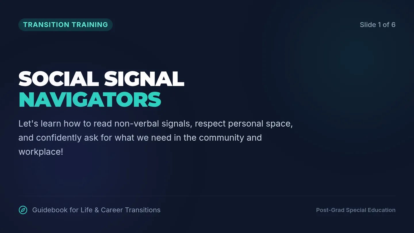 Signal Navigators Instruction Slides