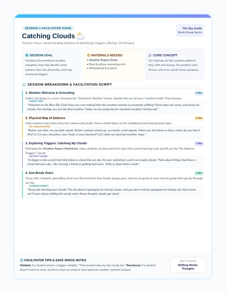 Cloud Catchers Facilitator Guide