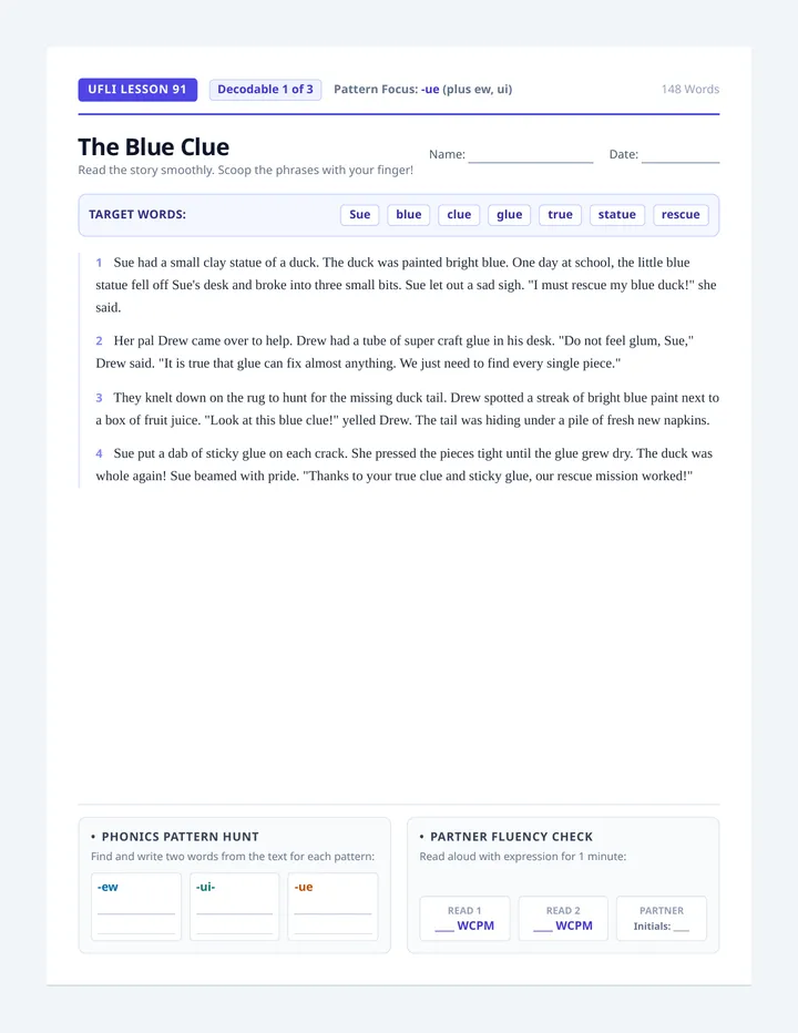 Decodable Trio Reader
