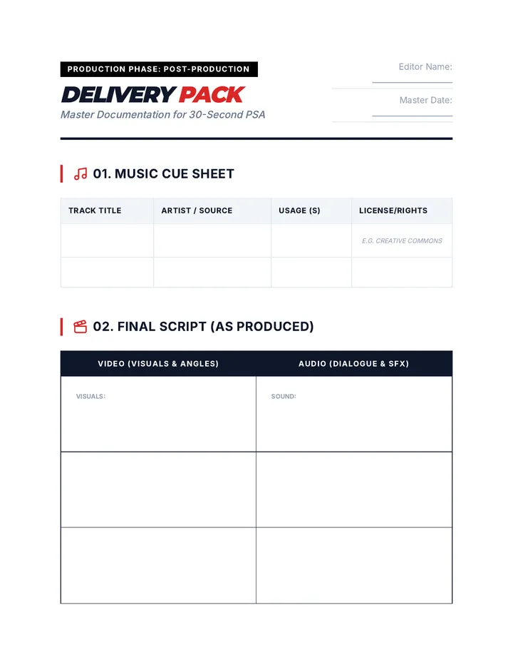 Production Delivery Pack