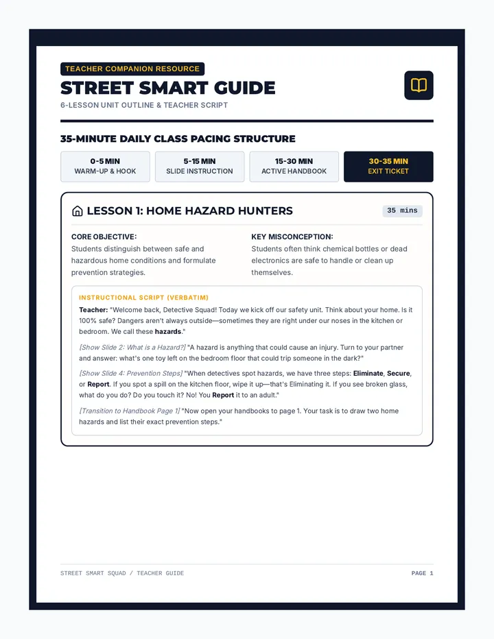 Street Smart Teacher Guide