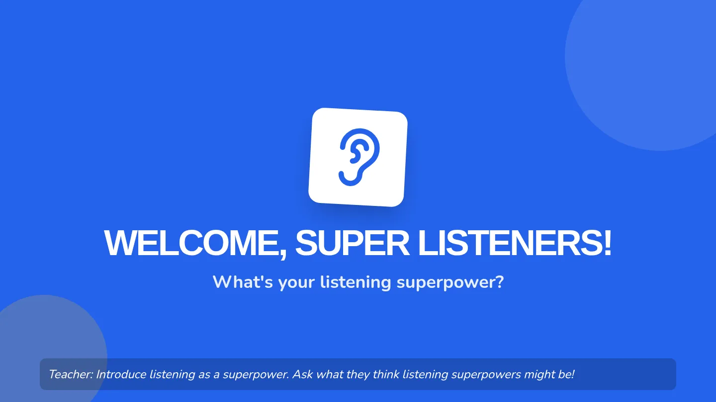 Listening Superpowers Slides