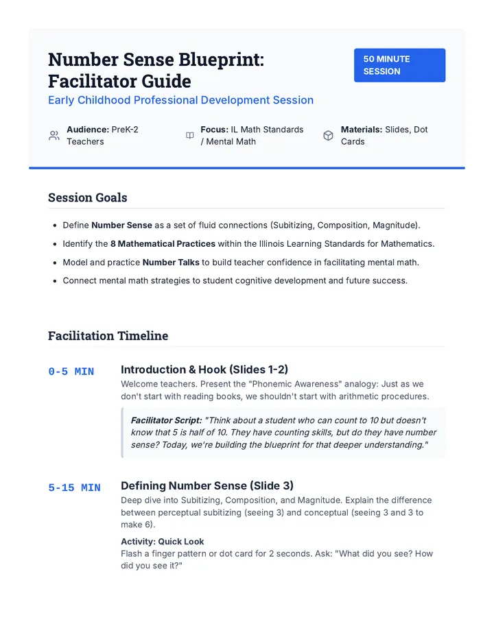Facilitator Blueprint Guide