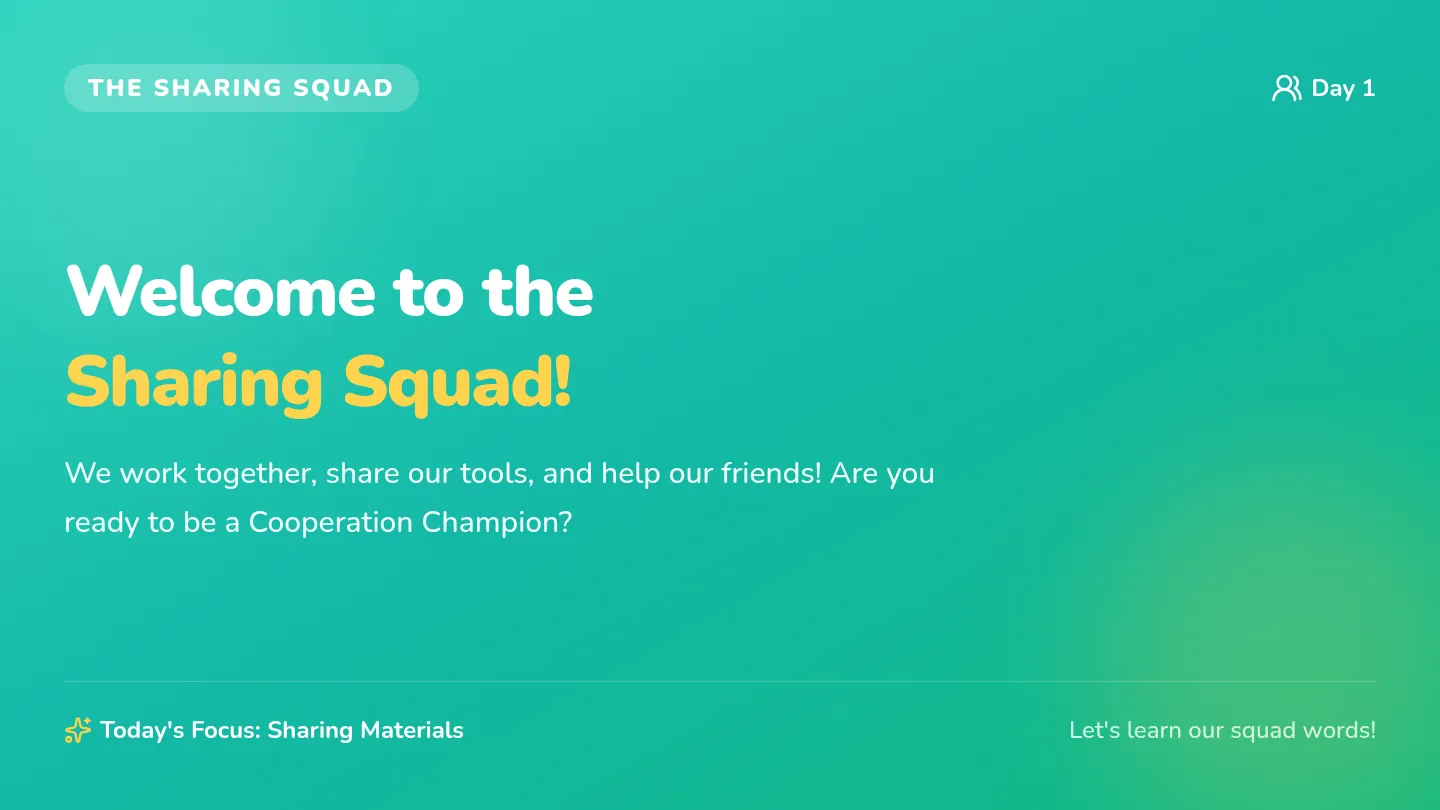Sharing Squad Presentation