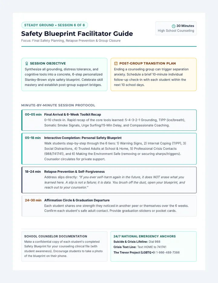 Safety Blueprint Facilitator Guide