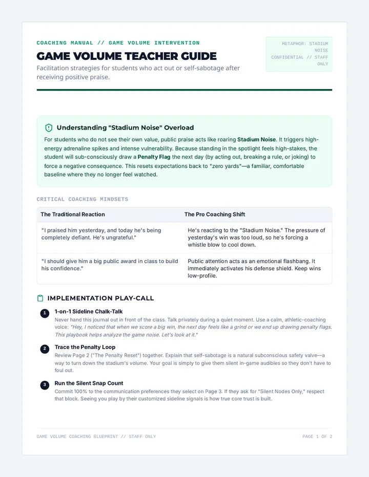 Calibration Code Teacher Guide