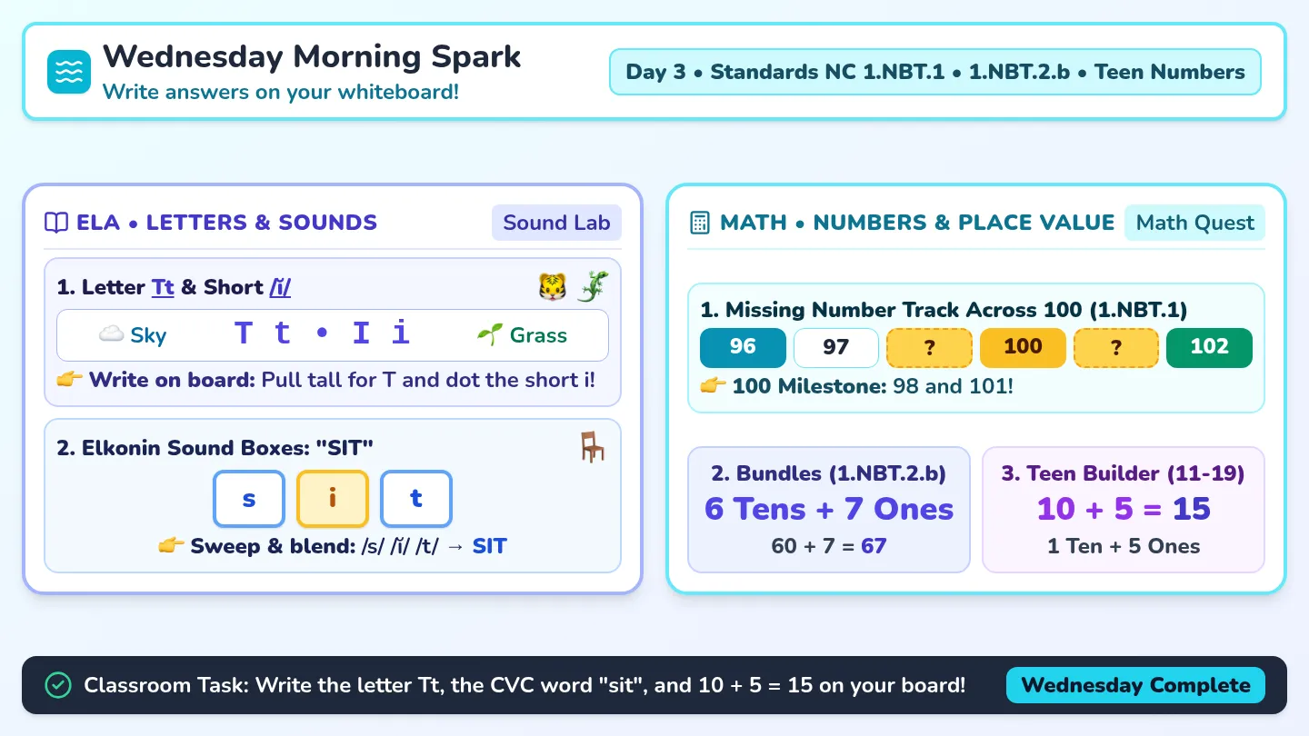 Wednesday Morning Spark Slides