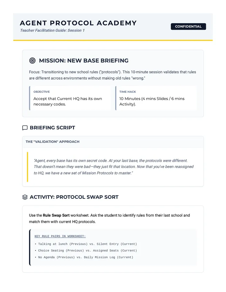 New Base Teacher Guide
