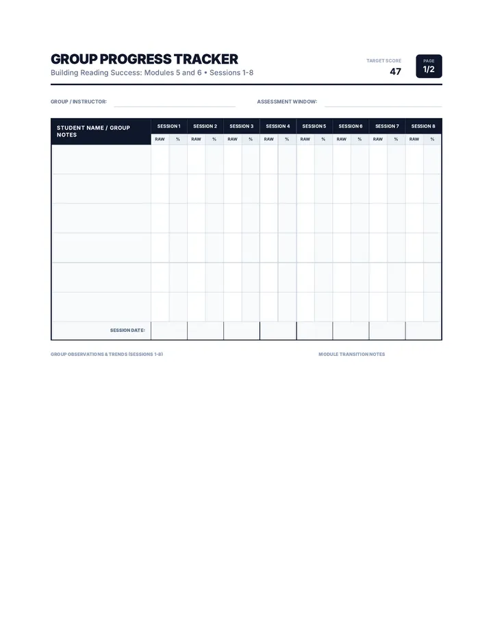 Grapheme Group Tracker Landscape Document