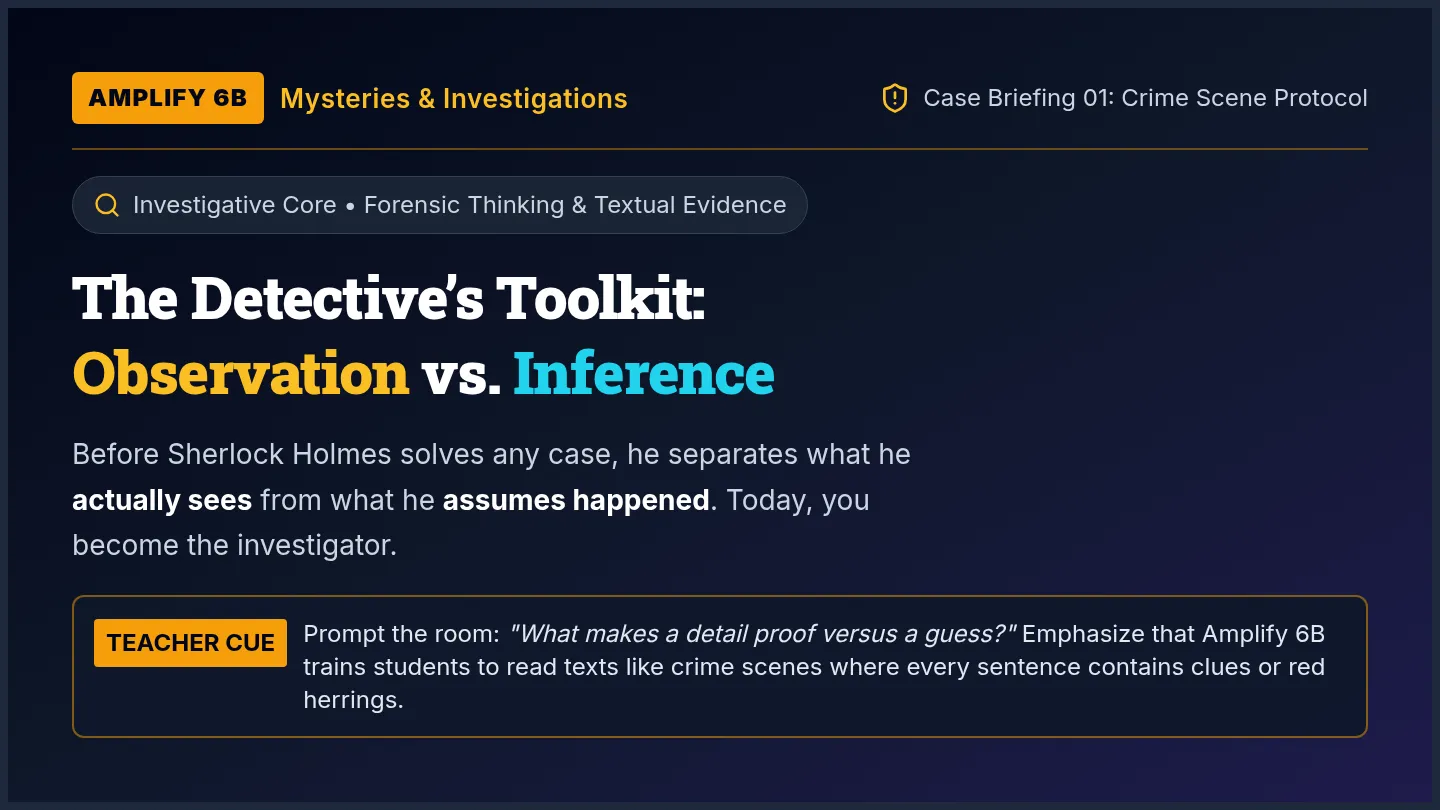Crime Scene Protocol Slides