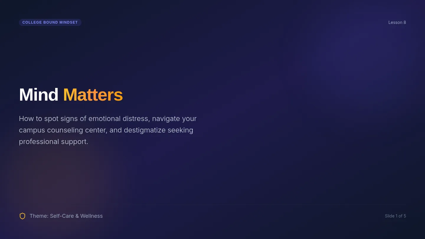 Mind Matters Slides
