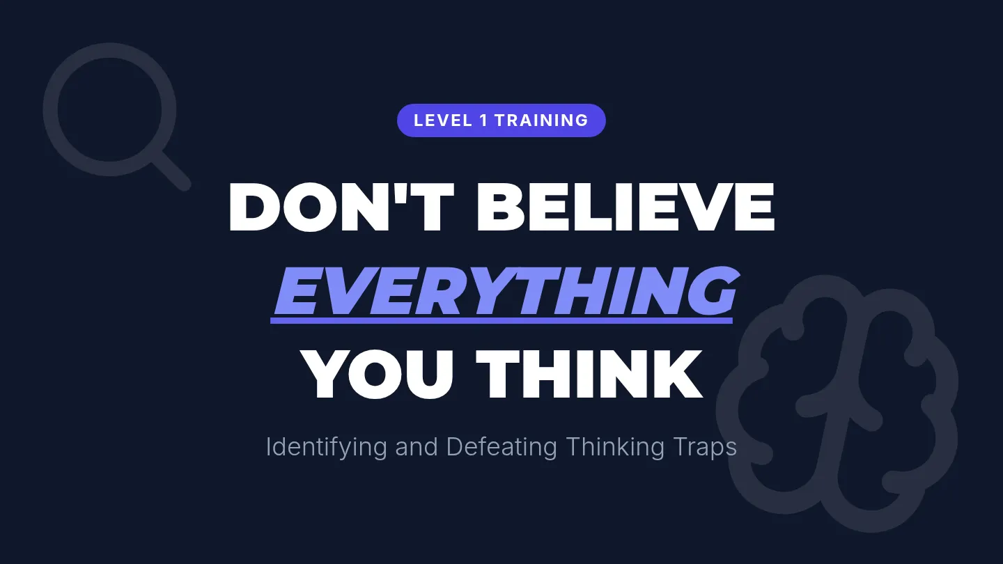 Thinking Traps Slides