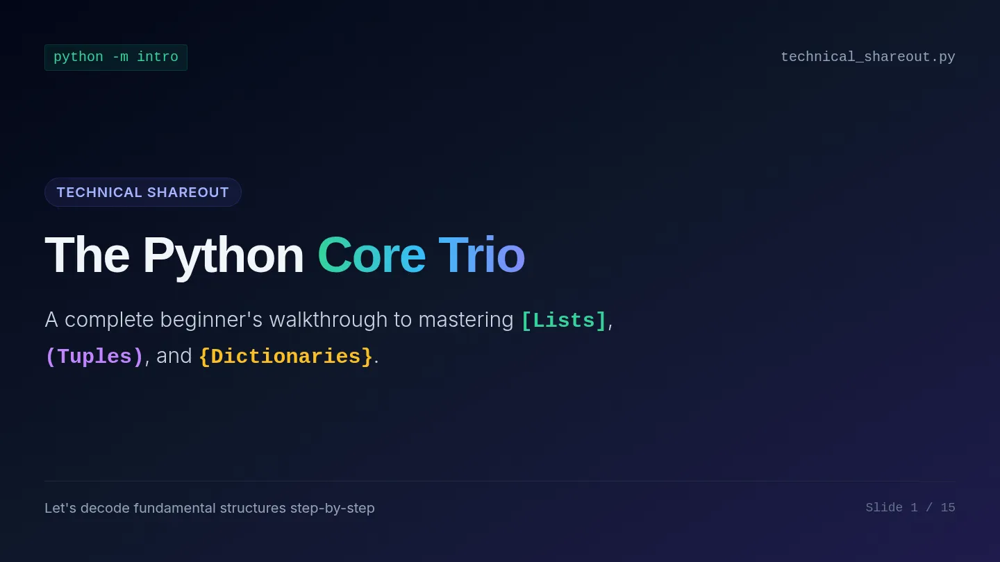 Python Trio Slides
