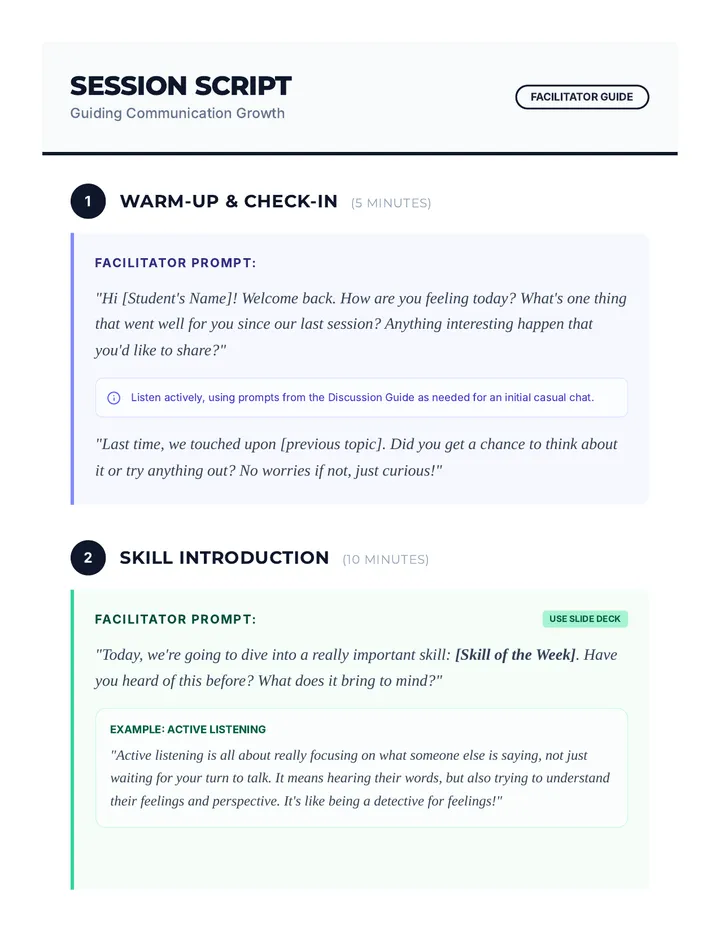 Session Script