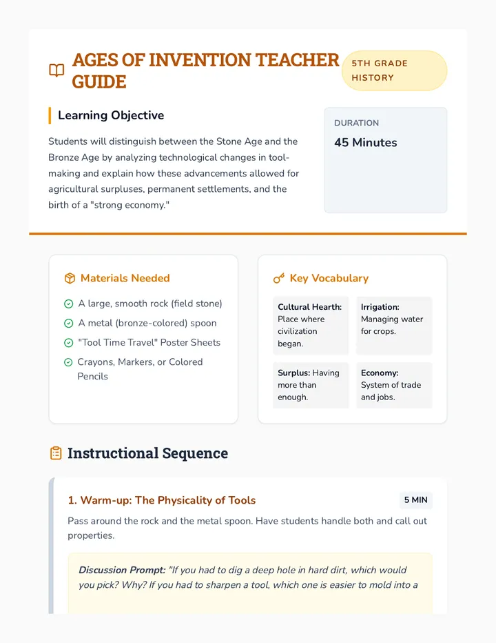 Ages of Invention Teacher Guide