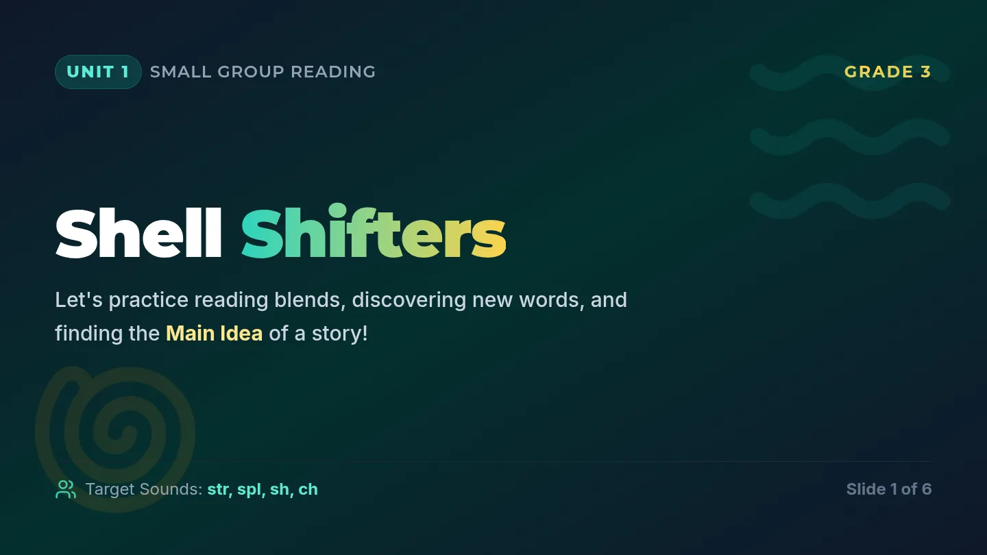 Shell Shifters Slides