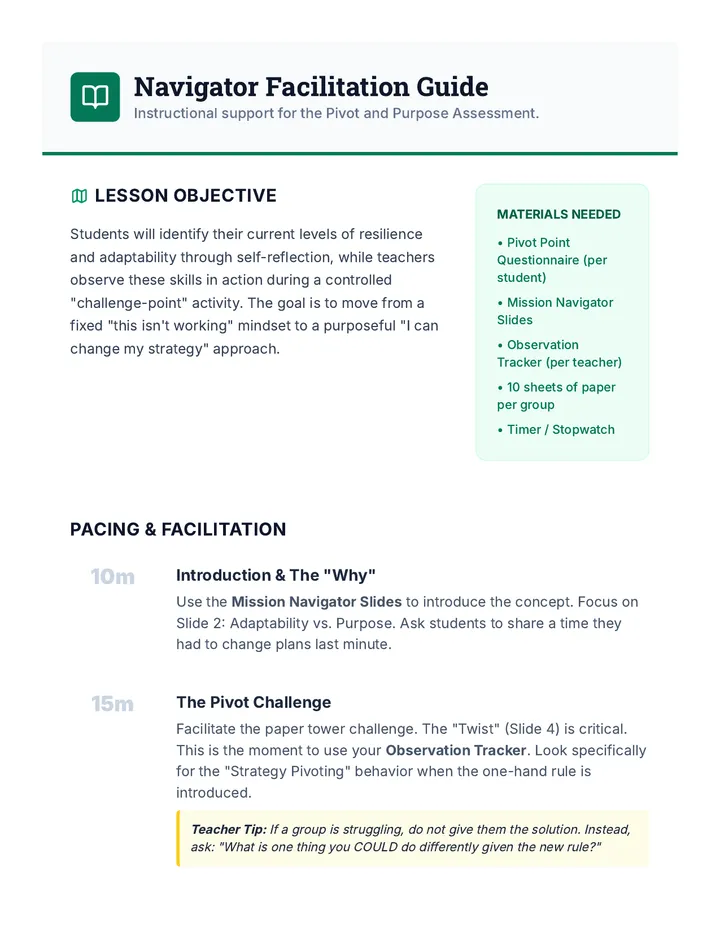 Navigator Facilitation Guide