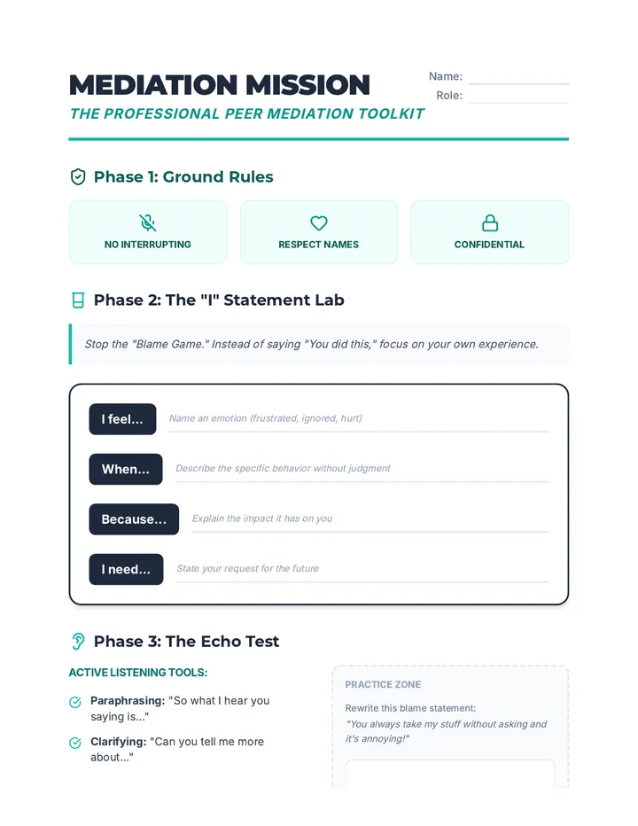 Mediation Mission Guide