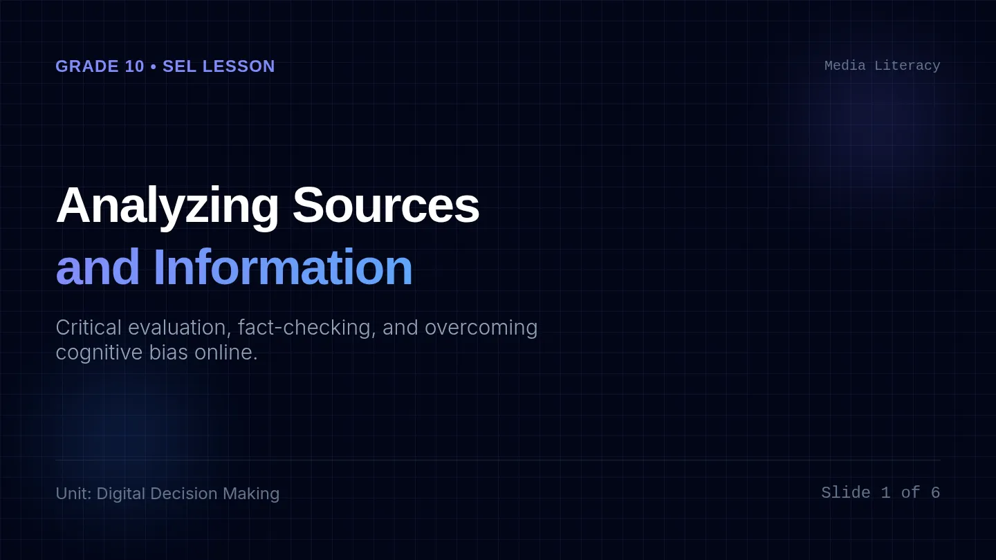 Sources Slides