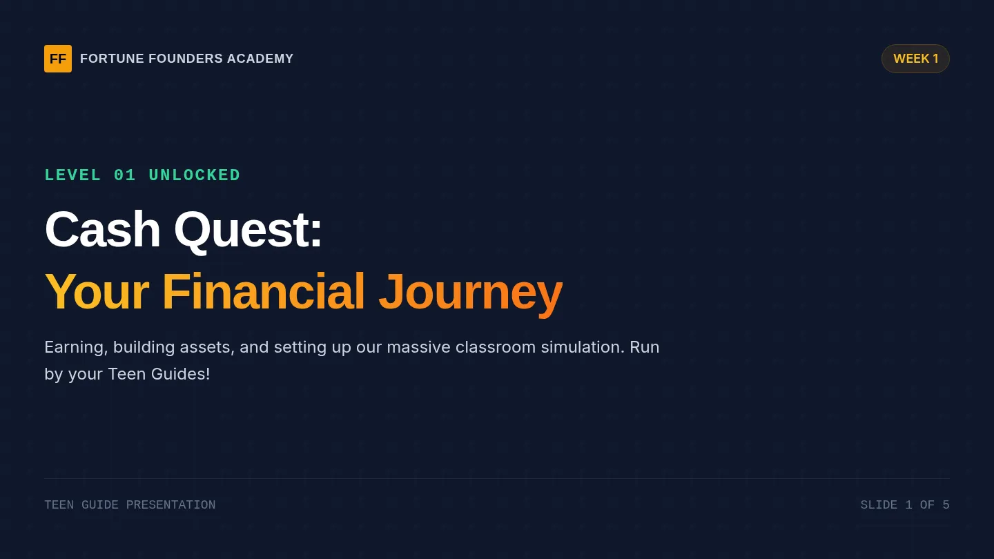 Cash Quest Slides