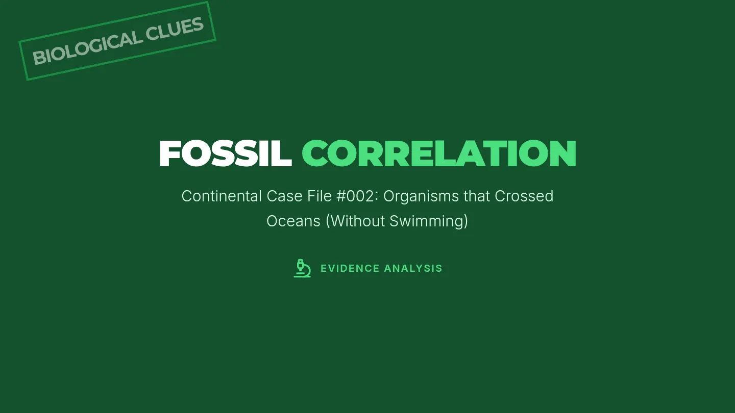 Fossil Correlation Slides