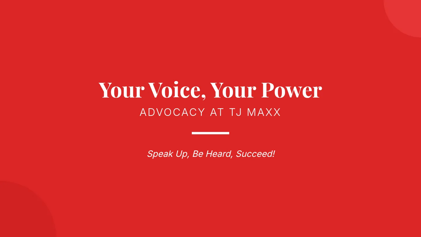Your Voice Your Power Slide Deck