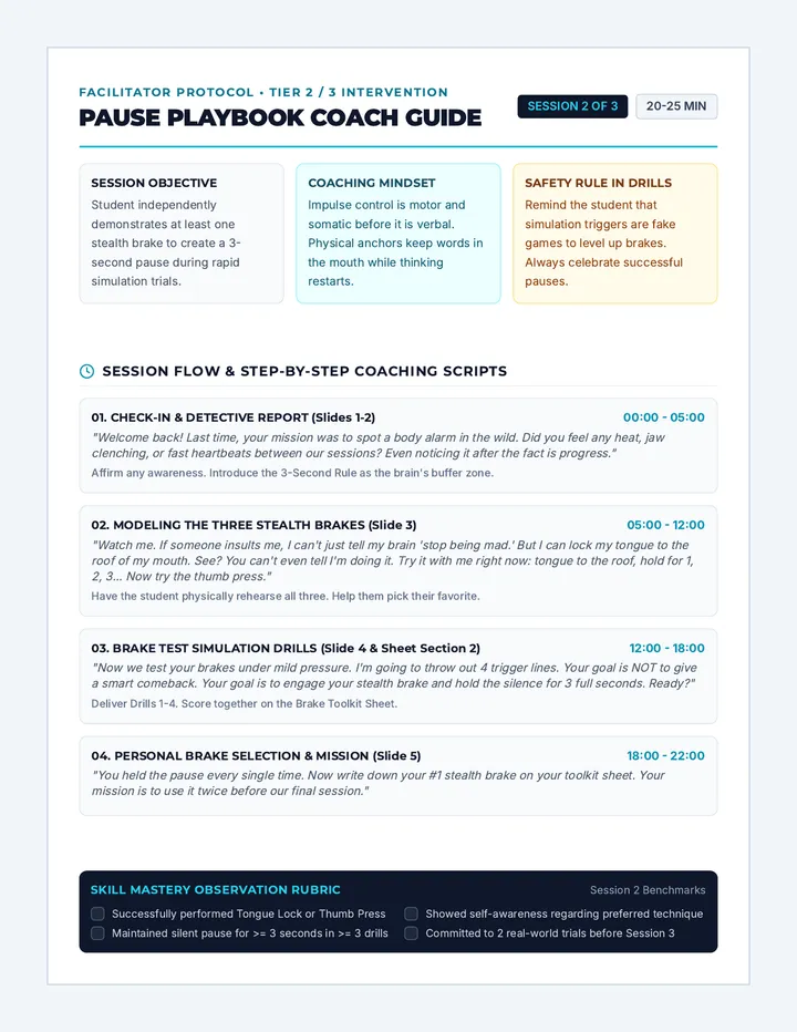 Pause Playbook Guide