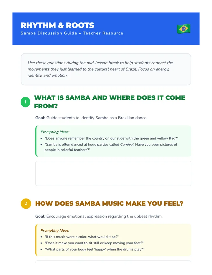 Rhythm Roots Discussion Guide