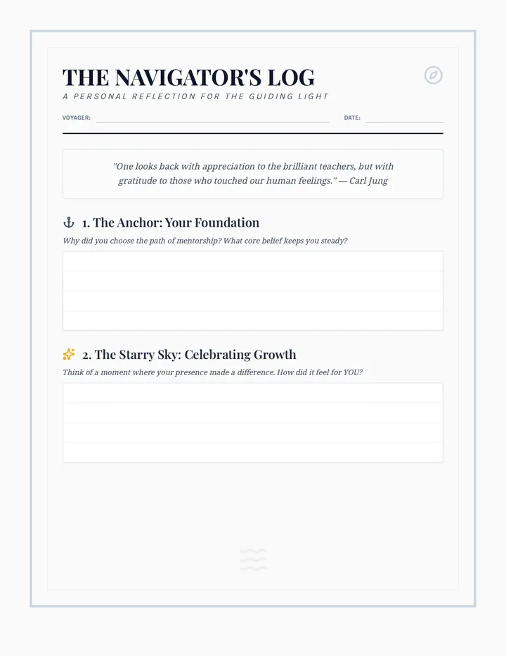 Navigator Log Worksheet
