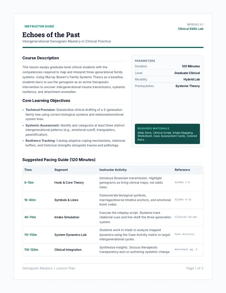 Systemic Mapping Lesson Plan