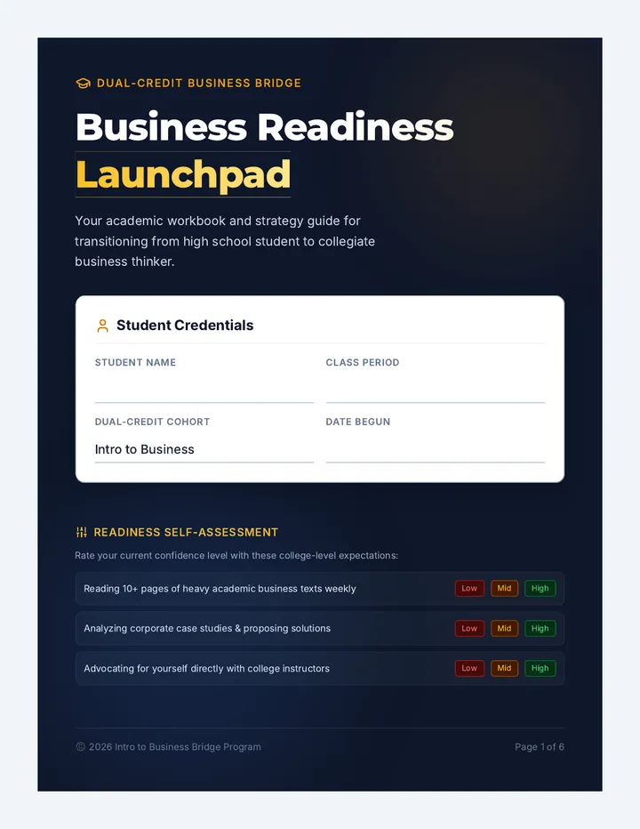 Student Companion Workbook