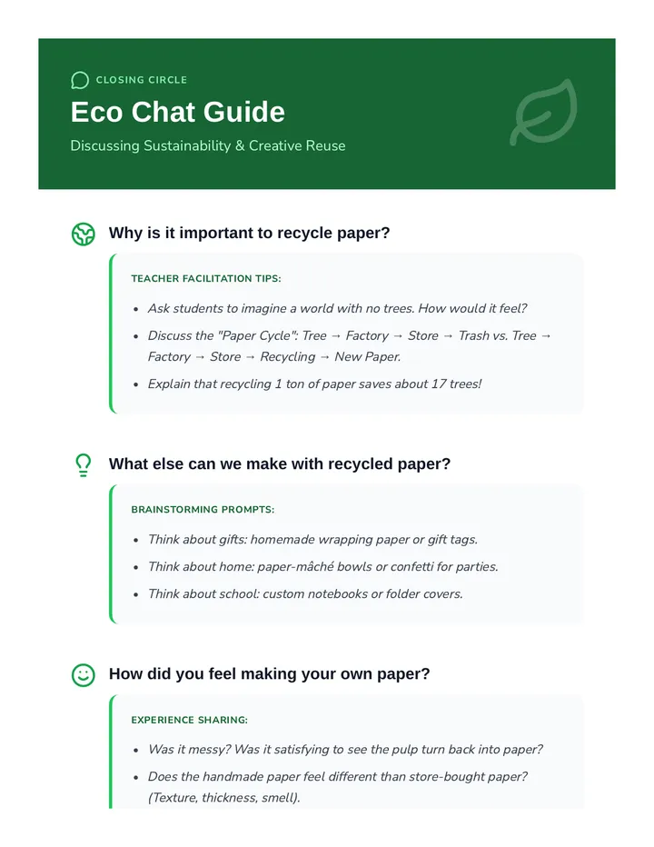 Eco Chat Discussion Guide