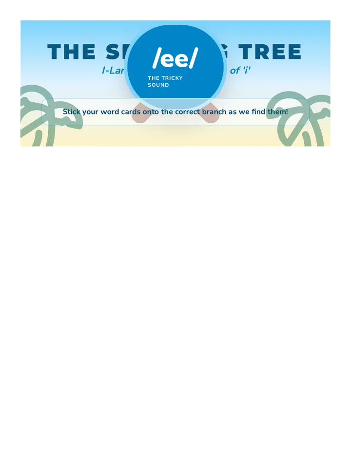 Spelling Tree Poster